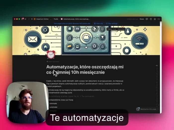 Praktyczne Automatyzacje + AI dla Biznesu